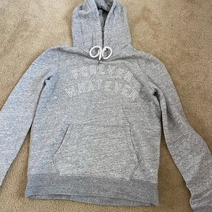 Gray sweatshirt. Size S.